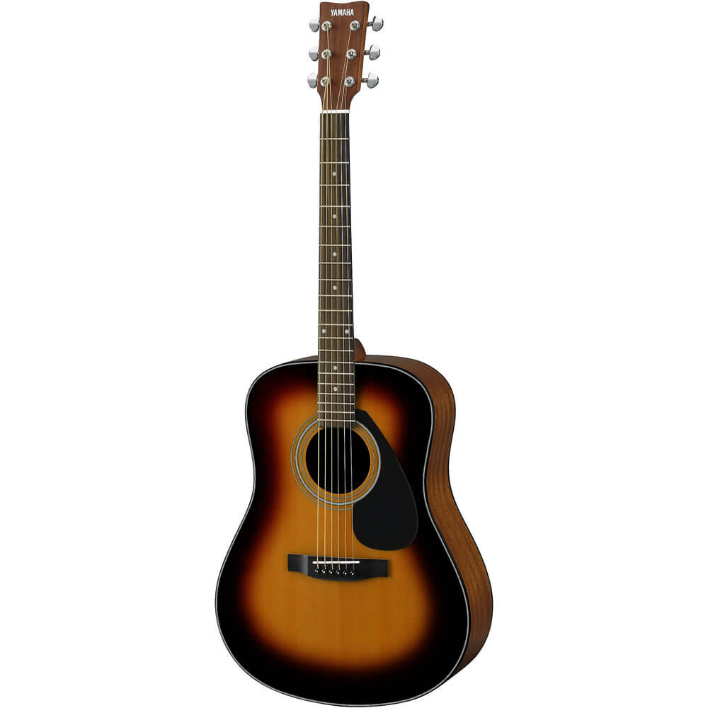Yamaha F325D Dreadnought Acoustic Guitar Tobacco Sunburst with Padded 6-Pocket Acoustic Guitar Gig Bag
