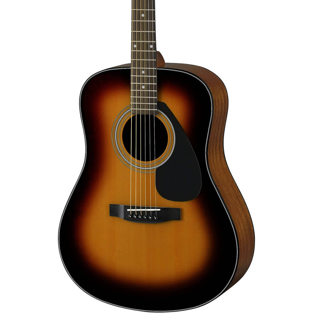 Yamaha F325D Dreadnought Acoustic Guitar Tobacco Sunburst with Padded 6-Pocket Acoustic Guitar Gig Bag