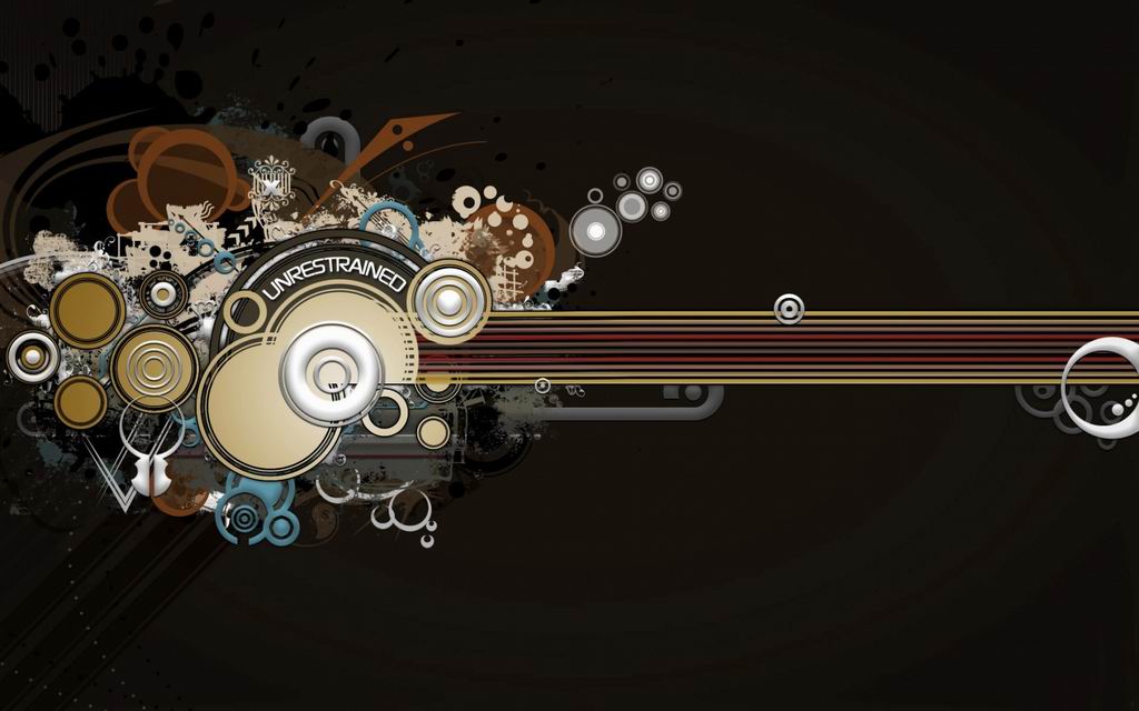 Abstract 3D-abstract-decorations wallpaper