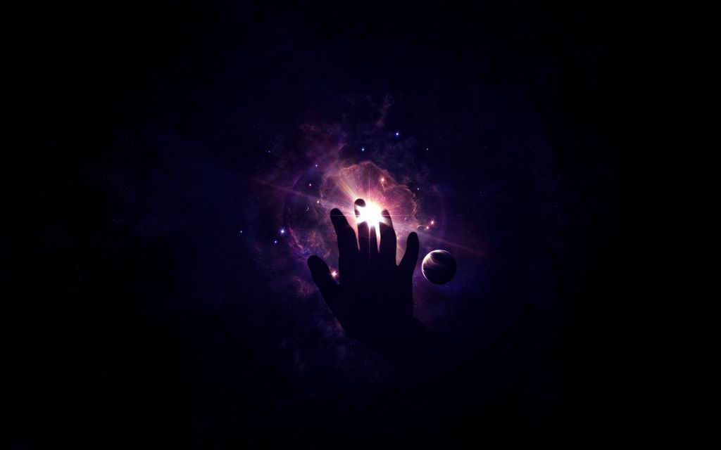 Abstract 3D-reach-the-space wallpaper