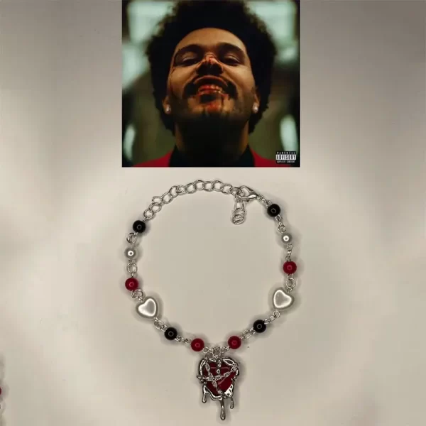 Handmade the weeknd bracelets No. 8 ball star beaded dice bracelet coquettish y2k gothic - Image 4