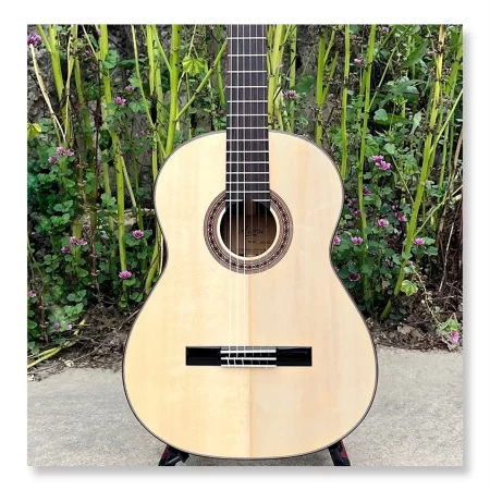 High Grade Solid German Spruce Classical Guitar 5-Line Solid Rosewood Binding Rosewood Fretboardfor Professional