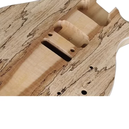 Full Pack PR Style Spalted Veneer Guitar Kit, Guitar Body, Neck, Accessories