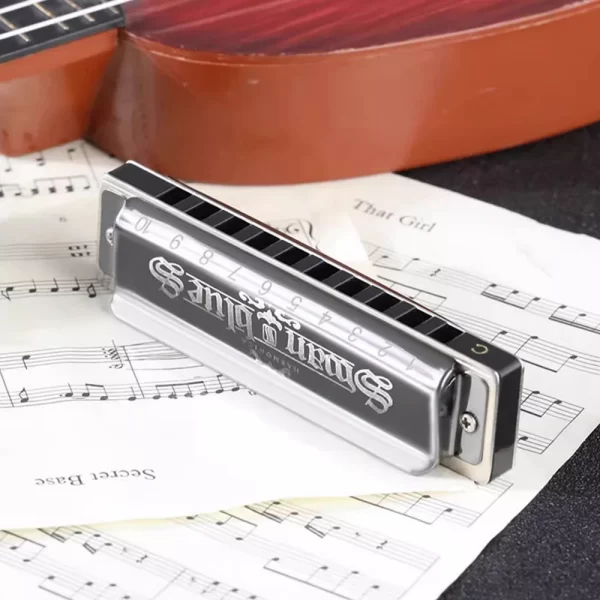 SWAN Blues Harmonica 10 holes 20 notes C key polyphonic model Suitable for beginners Musical instrument classes Hobby - Image 5
