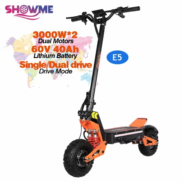 dualtron elektroroller speed 85km/h range 120km foldable dual motor electric scooters 6000w adult 11 inch offroad tire e scooter