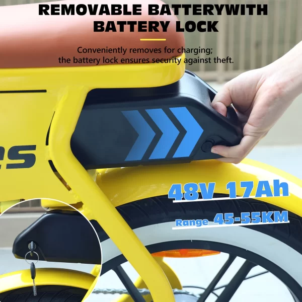 hd c8 e bike 700w motor 48v17ah removable battery city electric bicycle aldult 20*4.0 inch fat tires all terrain electric bike