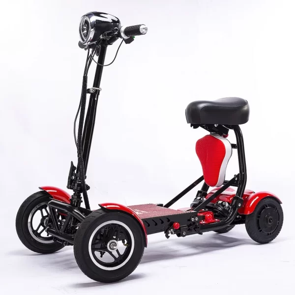 eu warehouse stock foldable electric scooter adult dual motor 4 wheel folding electric mobility scooter for elderly people