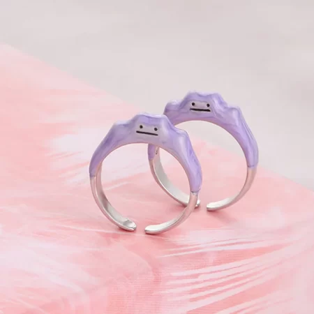 new funny monster open rings dripping oil purple cute women design smile fashion finger ring wholesale fashion jewelry trendy