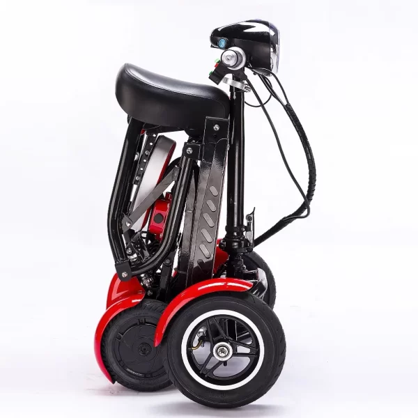 eu warehouse stock foldable electric scooter adult dual motor 4 wheel folding electric mobility scooter for elderly people