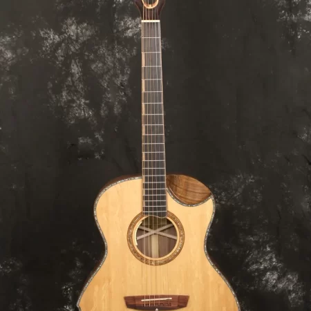 free delivery 41 inch aaaa bear claw pattern sitika wood back side aaaa walnut wood production time 30 45 days delivery fingerst