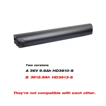 36v semi integrated battery 10ah 12.8ah 14ah 460wh for new bird bike v a frame battery hd3613 s smart bms can bus battery