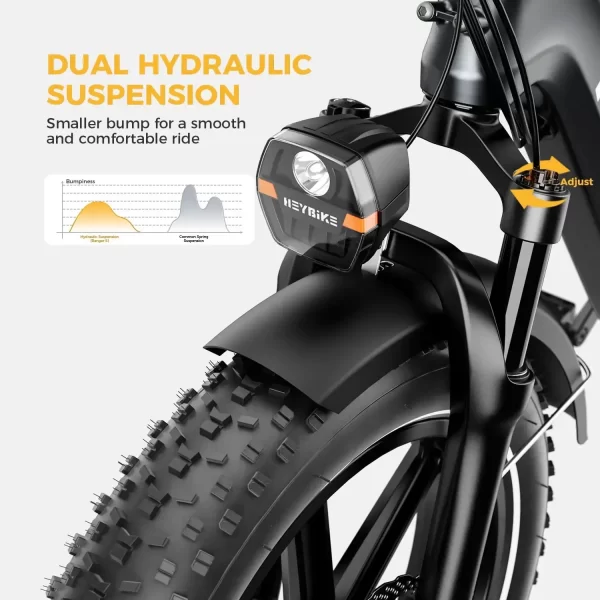 foldable adult electric bike, 48v 14.4ah removable battery, 20 inch x 4.0 fat tires, electric commuter bike for women and men