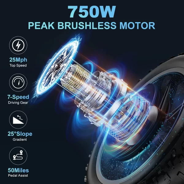 ebike jansno x50 750w 48v14ah fat tire electric bike beach cruiser off road electric bike adult city mountain electric bike