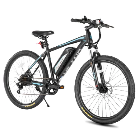 hiland electric bike for adults, 26 inch electric mountain bicycle with removable battery, 500w 36v motor, 7 speeds 20mph ebike