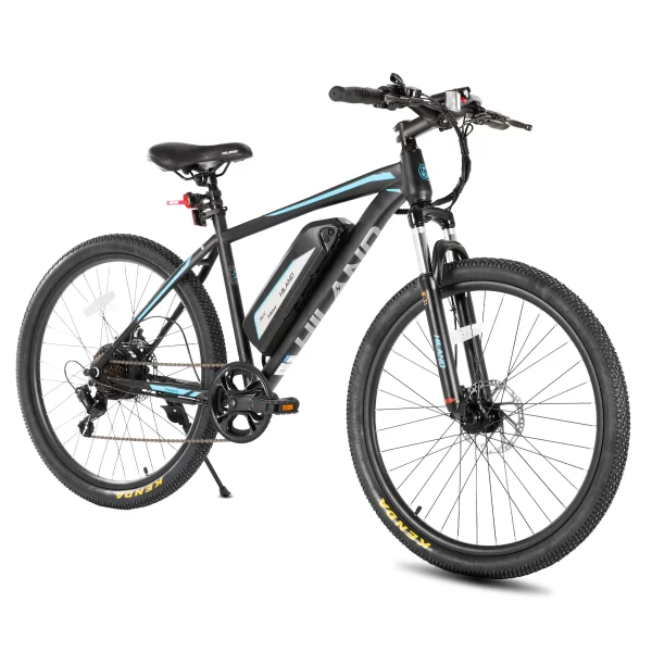 hiland electric bike for adults, 26 inch electric mountain bicycle with removable battery, 500w 36v motor, 7 speeds 20mph ebike