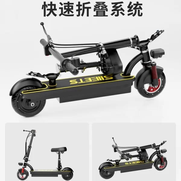Электроскутер mini folding electric scooter student ride two wheeled battery sacoche trottinette Électrique electric scooter