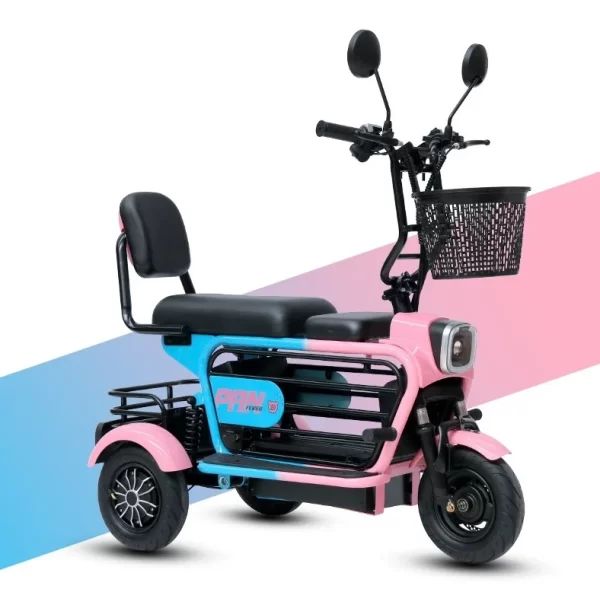 high speed small 350w adult electric 3 wheeler the best kinds of electrical motorcycle scooter tricycle