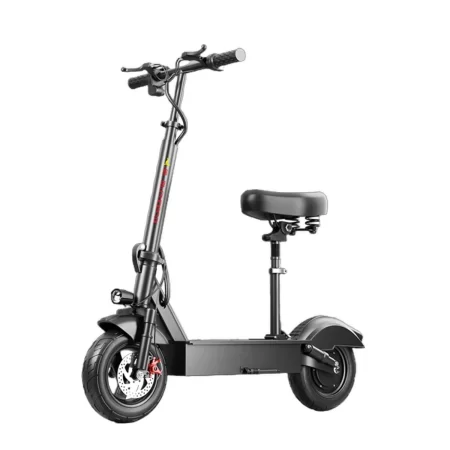 foldable electric scooter with seat | adult commuting & delivery | mini 2 wheel electric vehicle, lightweight & portable