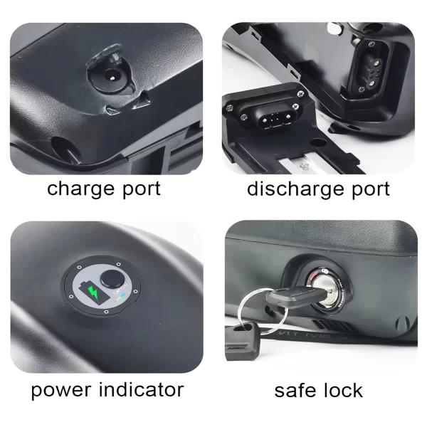 52v 48v 36v60v 72v ebike battery downtube original 21700 lithium battery for electric bicycle 350w 500w 750w 1000w 1500w 2000w