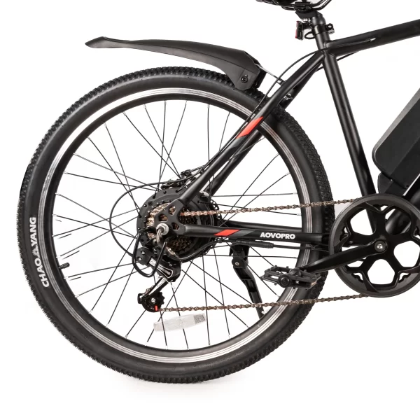 aovopro electric bicycle 26 inch tires 750w e bike 48v 5.2ah e mountain bike 7 speed long range ebike adult electric bike