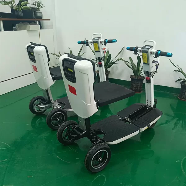 3 wheel mobility scooters daily mobility 350w brushless motor foldable mobile adult lightweight electric scooter