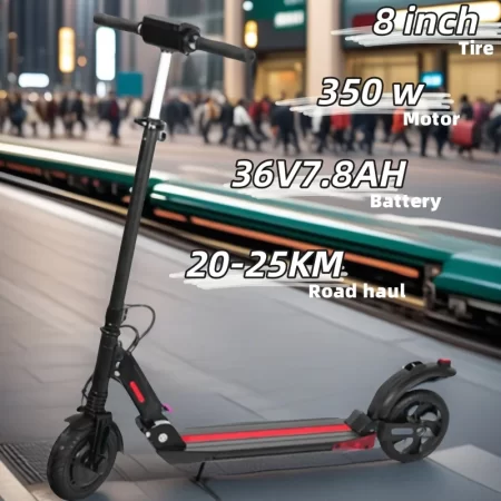 electric scooter 350w motor 30km/h adult app smart scooter 8 inch 36v7.8ah shock absorbing anti skid folding electric scooter