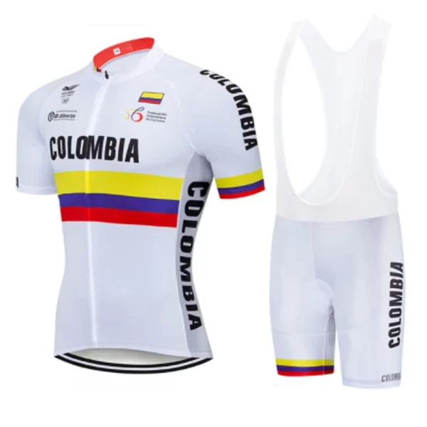 cycling clothes 2025 colombia men summer short sleeve cycling kits mtb bike clothing breathable road bicycle cycling jersey set