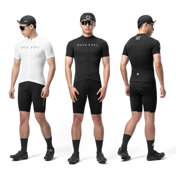 rockbros quick dry short sleeve sport t shirt gym jerseys fitness shirt breathable sportswears cycling shirt