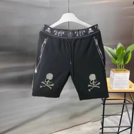 2025 designer rhinestone short summer luxurious plein ali hip hop male brand casual short pant
