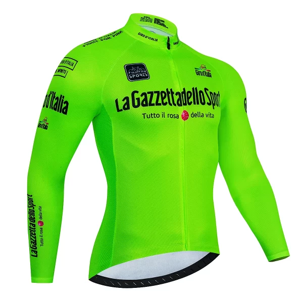 2023 tour de italy d'italia cycling jersey premium anti uv long sleeve sweatshirt cycling suit autumn quick dry racing uniform