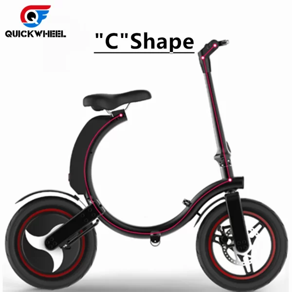 2025 new 350w front brake foldable electric scooter adult anti slip pedal 14 inch foldable 2 wheel standing electric scooter