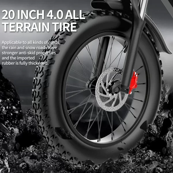 electric bike ridstarq20 2000w dual motor 52v 40ah dual battery adult e bike 20 inch tire for mountain off road electric bicycle