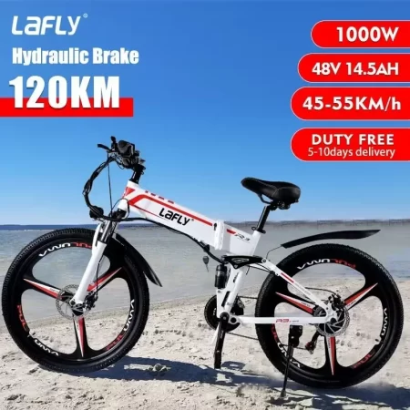 2025 new lafly x 3 folding electric bike 48v14.5ah ebike aluminum 1000w motor 55 km/h powerful electric bicycle