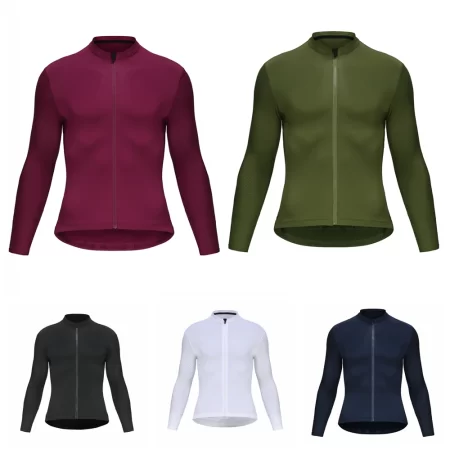 rsantce 2024 spring summer men cycling jersey long sleeve tops mtb bike breathable quick dry shirt bicycle clothing