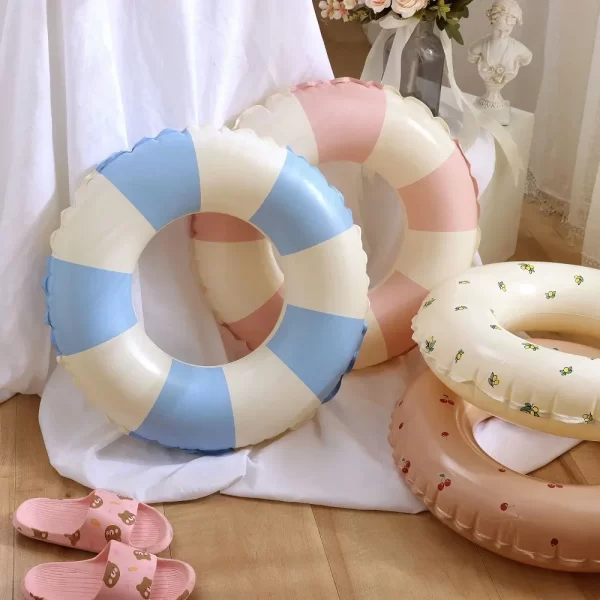 donut swimming ring inflatable pool float for teen kids swimming circle baby swim tube water play swimming pool toys
