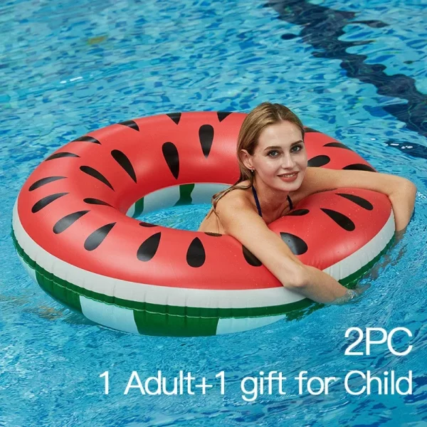 swimming pool inflatable swimming ring for teenagers swimming ring summer water play toy pool party circle donut floating mat
