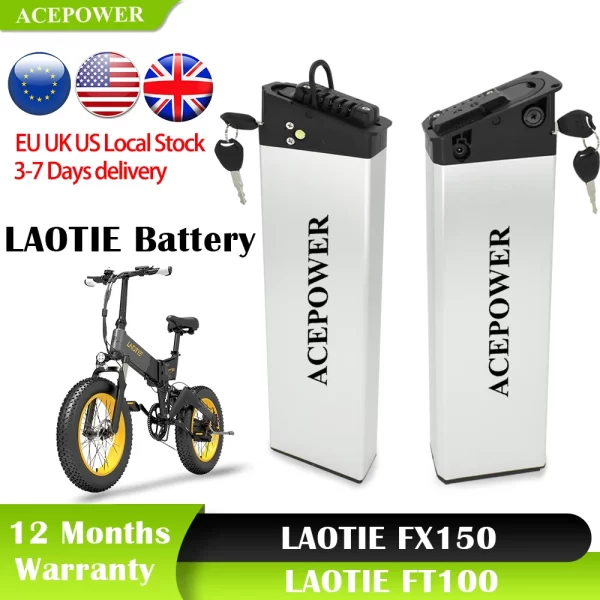 for laotie fx150 ft100 folding electric bike battery 48v12.8ah 15ah 17.5ah battery for bezior x500 pro x1500 x1000 folding bike