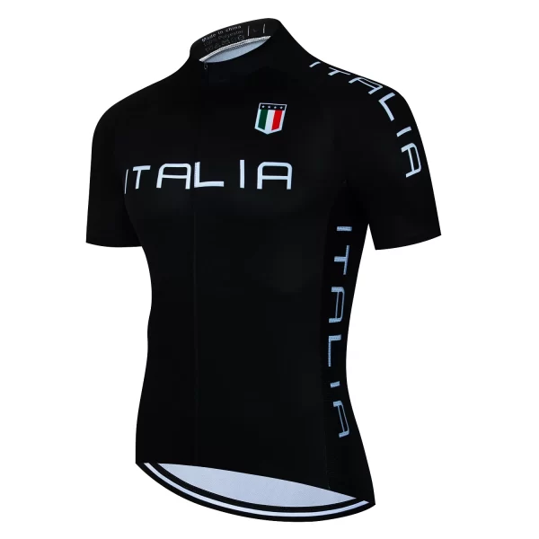 2025 men cycling jersey classic black cycling racing tops short sleeve cyclist clothes shirt maillot summer bicycle bike wear