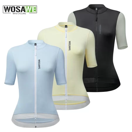wosawe women's cycling jersey summer anti uv cycling bicycle clothing quick dry mountain female bike clothes