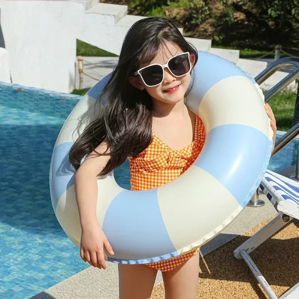 donut swimming ring inflatable pool float for teen kids swimming circle baby swim tube water play swimming pool toys