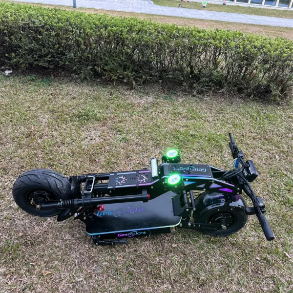 high speed 90 120kmh 55 75mph geofought g14 e scooter 15000w dual motor 10000w electric scooter 72v 13/14 inch tire with seat