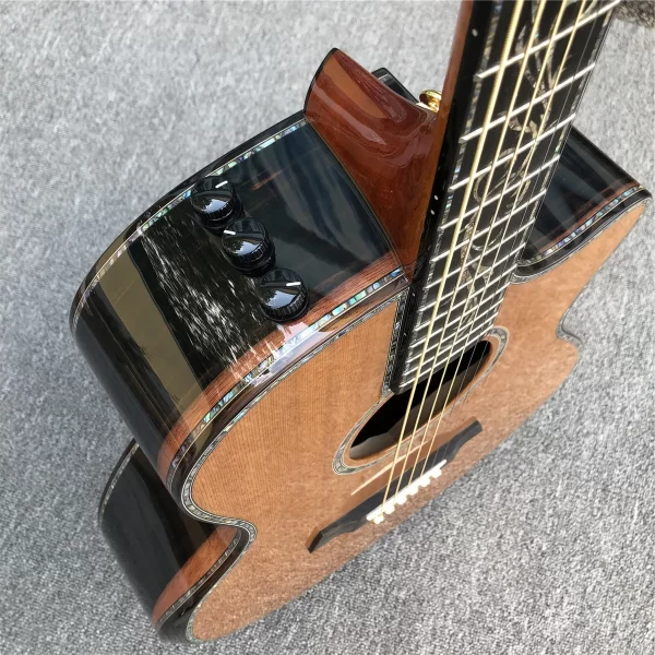 41 inch ps14ce solid cedar top cocobolo body acoustic guitar abalone inlays ebony fingerboard
