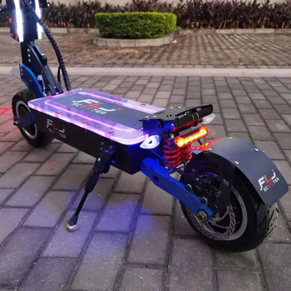 e8p 6000w dual motor 60v 35ah electric scooter 11 inch off road tyres with seat max speed 85 90km/hlcd display foldable escooter