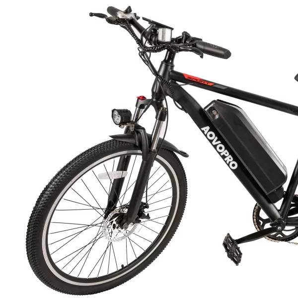 aovopro electric bicycle 26 inch tires 750w e bike 48v 5.2ah e mountain bike 7 speed long range ebike adult electric bike