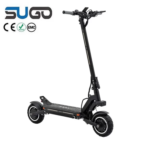 sgx5 new 2400w dual motor electric scooter maximum speed 55 km/h 52v 18.2ah battery electric scooter with lcd monitor
