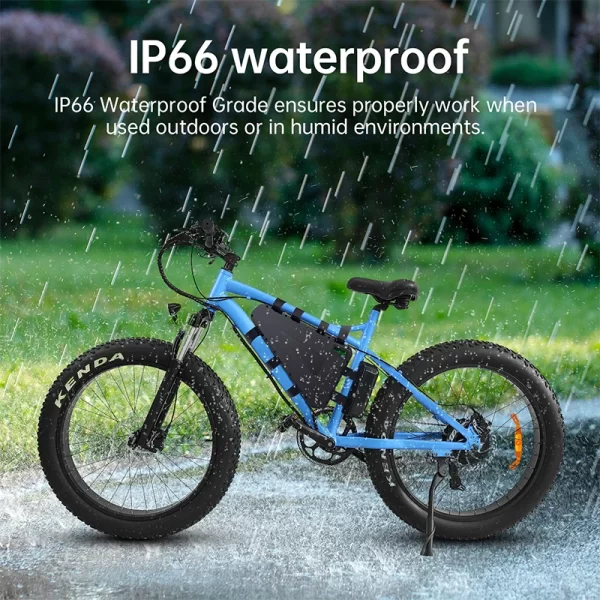 60v72v 3000w triangle electric bicycle battery 36v 48v 52v ebike 30ah 40ah 50ah 60ah chamrider 1000w 2000w 21700 lithium battery