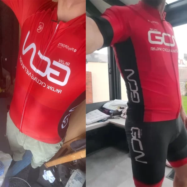 2025 raudax gcn summer short sleeve cyc jersey breathable road bike uniform mtb shirt bicycle men cycling clothing ropa ciclismo