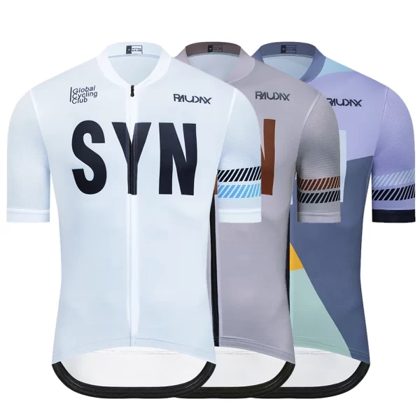 syn raudax cycling jersey men bike top mtb bicycle shirt mountain road riding clothing short sleeve summer cyclist biking blouse