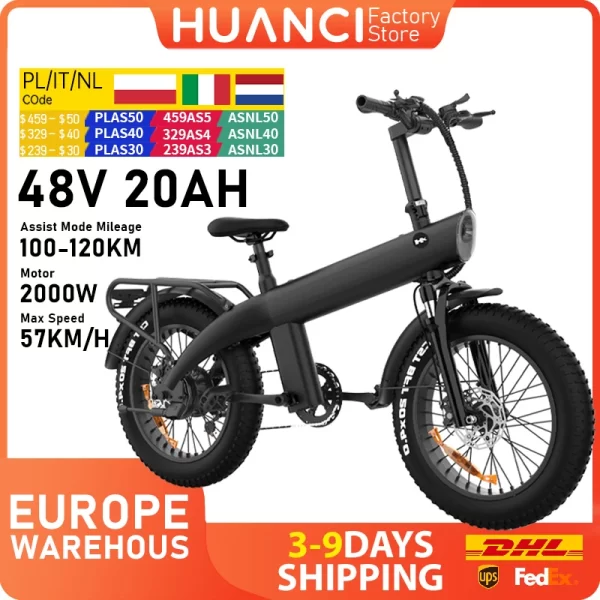 huanci q3 city e bike 2000w 48v 20ah electric bicycle adult electric bikes electro bicycles e bikes electric off road ebike