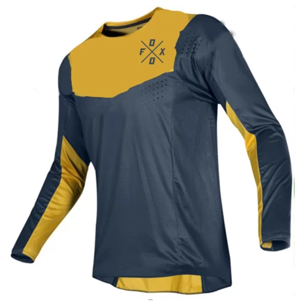 2020 motochross mountain enduro bike clothing moto downhill t shirt ranger foxo men's bike jersey mountain bike shirt bmx